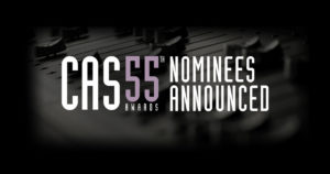 Jason Ruder nominated for CAS Awards on “A Star is Born!”